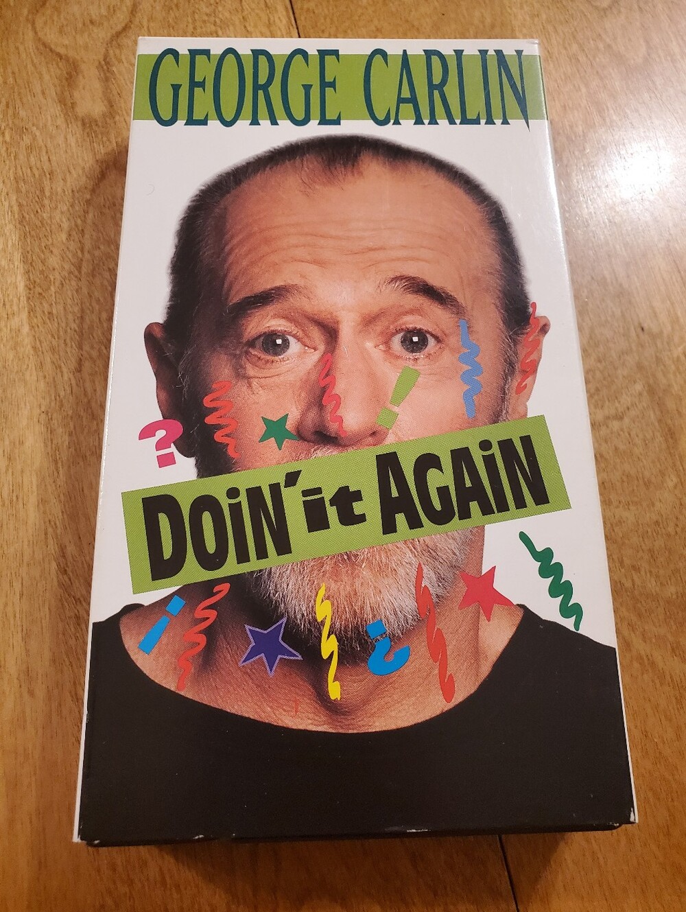 George Carlin - Doin It Again (VHS, 1994, Closed Captioned)